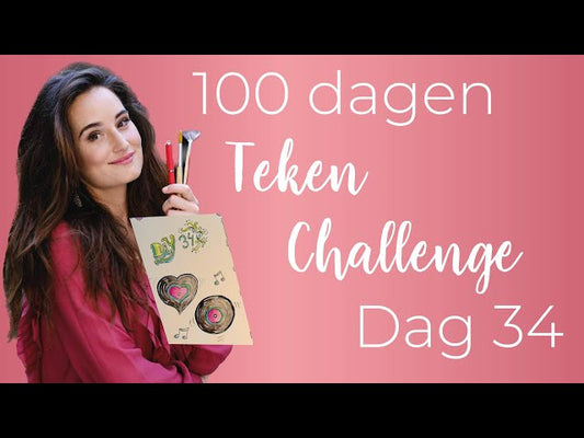 100 dagen teken-challenge dag 34: een LP