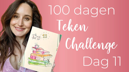 100 dagen teken-challenge dag 11: boeken