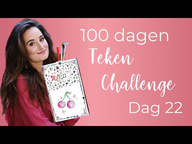 100 dagen teken-challenge dag 22: een disco kers