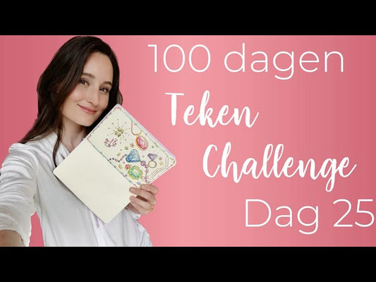 100 dagen teken-challenge dag 25: diamanten sieraden