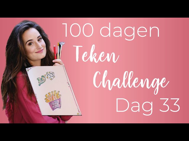 100 dagen teken-challenge 33: patat