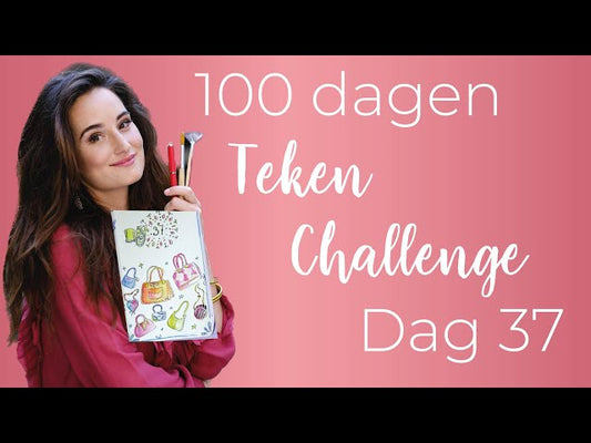 100 dagen teken-challenge dag 37: een tas