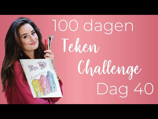 100 dagen teken-challenge dag 40: huizen