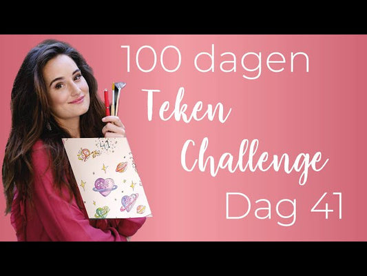 100 dagen teken-challenge dag 41: een planeet