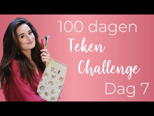 100 dagen teken-challenge dag 7: een croissant